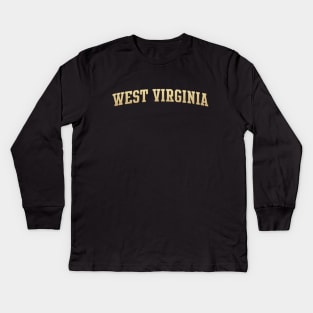 West Virginia Kids Long Sleeve T-Shirt